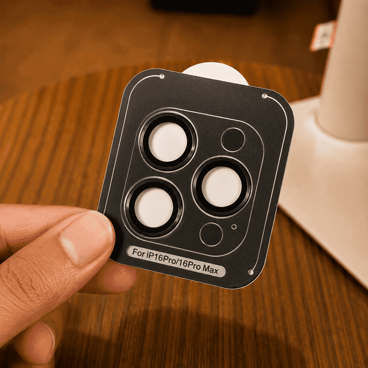 Premium Lens Shield Camera Protector - Black - iPhone 16 Pro